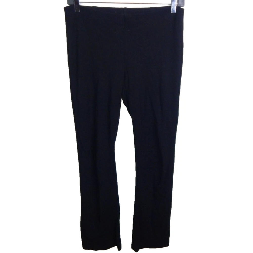 Eileen Fisher Petites Stretch Knit Boot Cut Pull On Pants